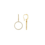 MICHAEL M Earrings Cloud Ring Drop Earrings