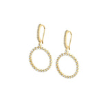 MICHAEL M Earrings Cloud Ring Drop Earrings