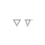 MICHAEL M Earrings Diamond Triangle Earrings