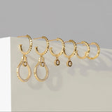 MICHAEL M Earrings Foundation Bezel Huggie Hoops