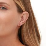 MICHAEL M Earrings Foundation Huggie Hoops