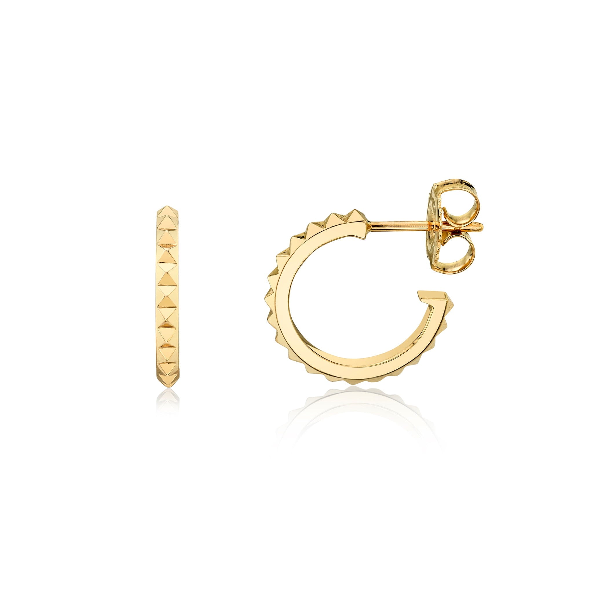 MICHAEL M Earrings Foundation Huggie Hoops