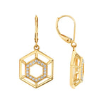 MICHAEL M Earrings Hex Truss Dangle Earrings