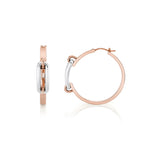 MICHAEL M Earrings Link Hoop Earrings