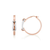 MICHAEL M Earrings Link Hoop Earrings