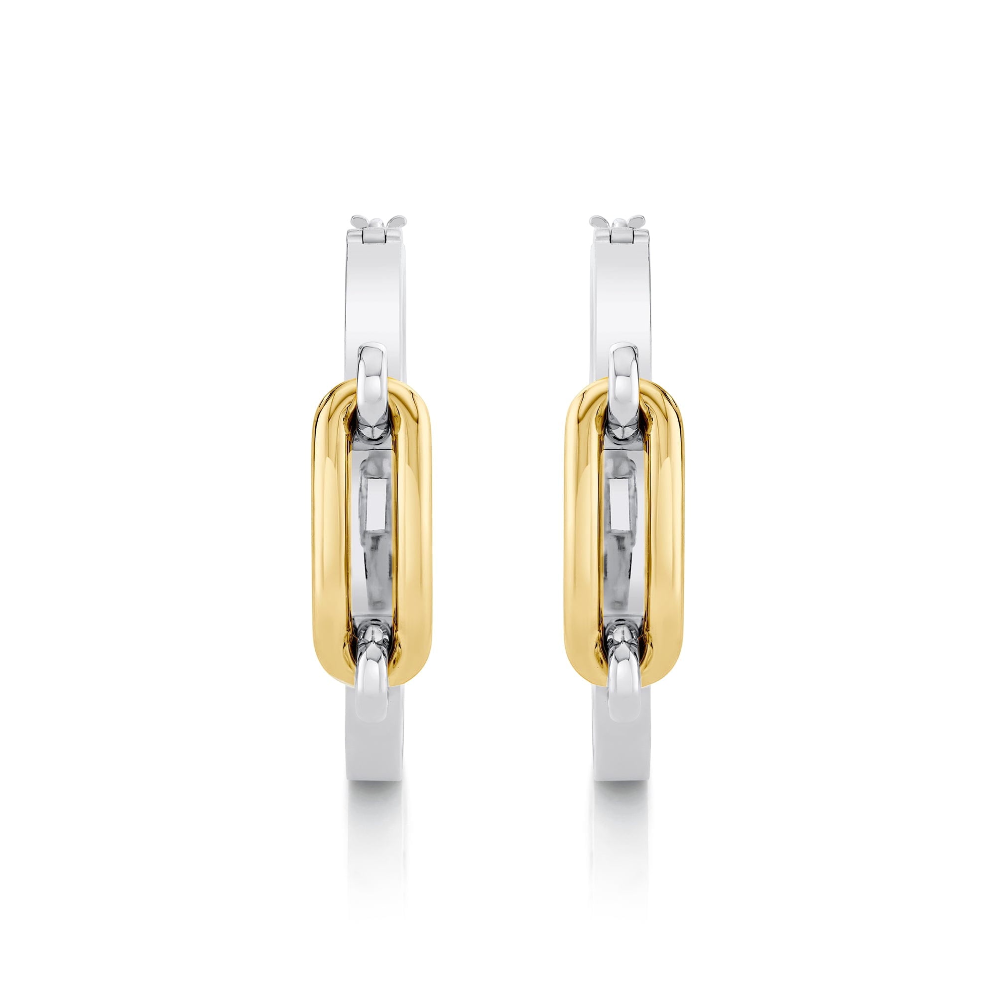 MICHAEL M Earrings Link Hoop Earrings