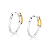MICHAEL M Earrings Link Hoop Earrings