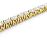 MICHAEL M Earrings Meksian Oval Tennis Bracelet