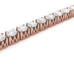 MICHAEL M Earrings Meksian Oval Tennis Bracelet