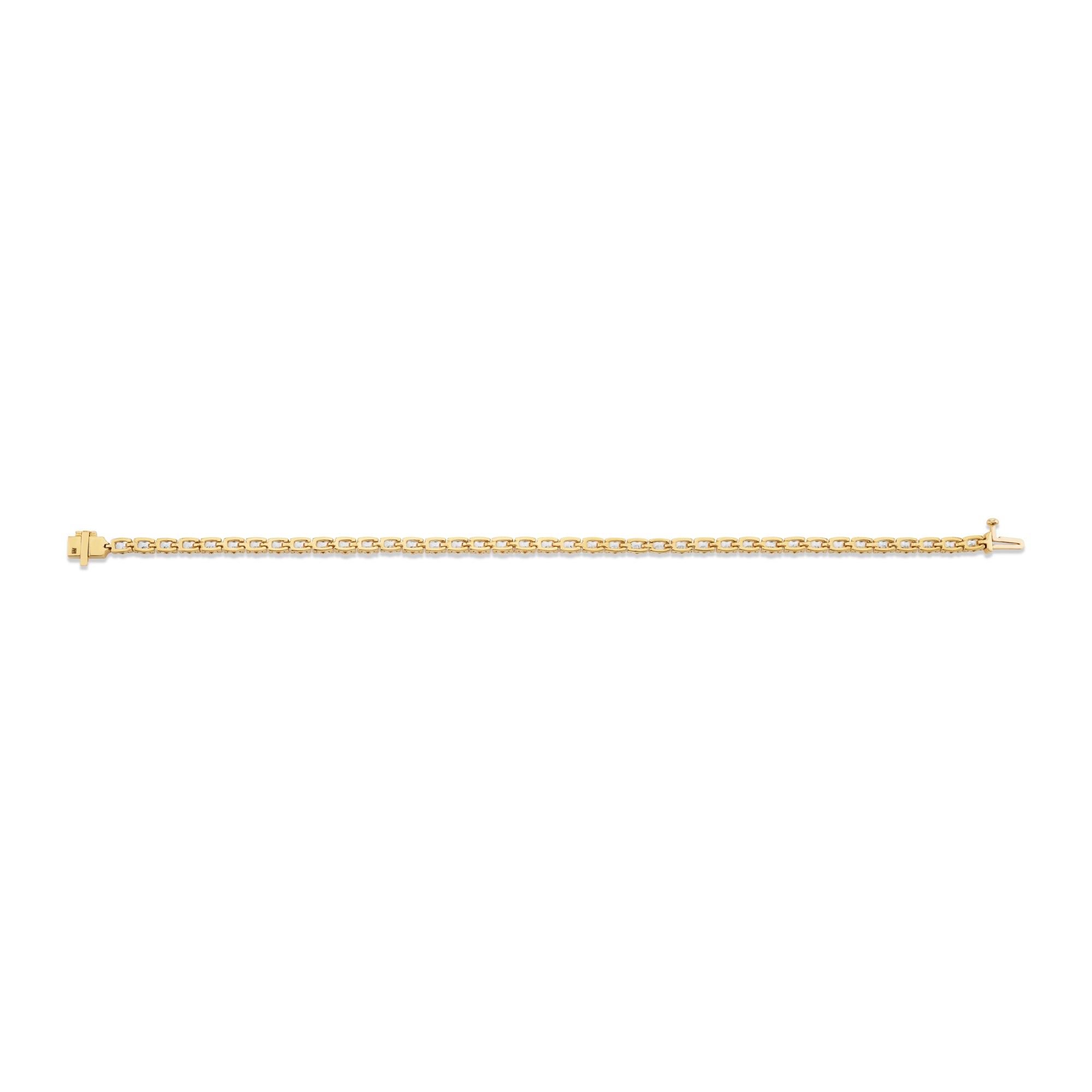 MICHAEL M Earrings Meksian Oval Tennis Bracelet