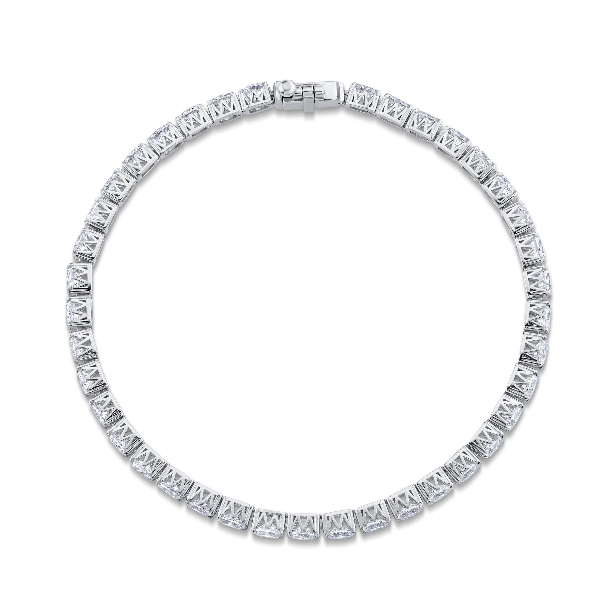 MICHAEL M Earrings Meksian Oval Tennis Bracelet
