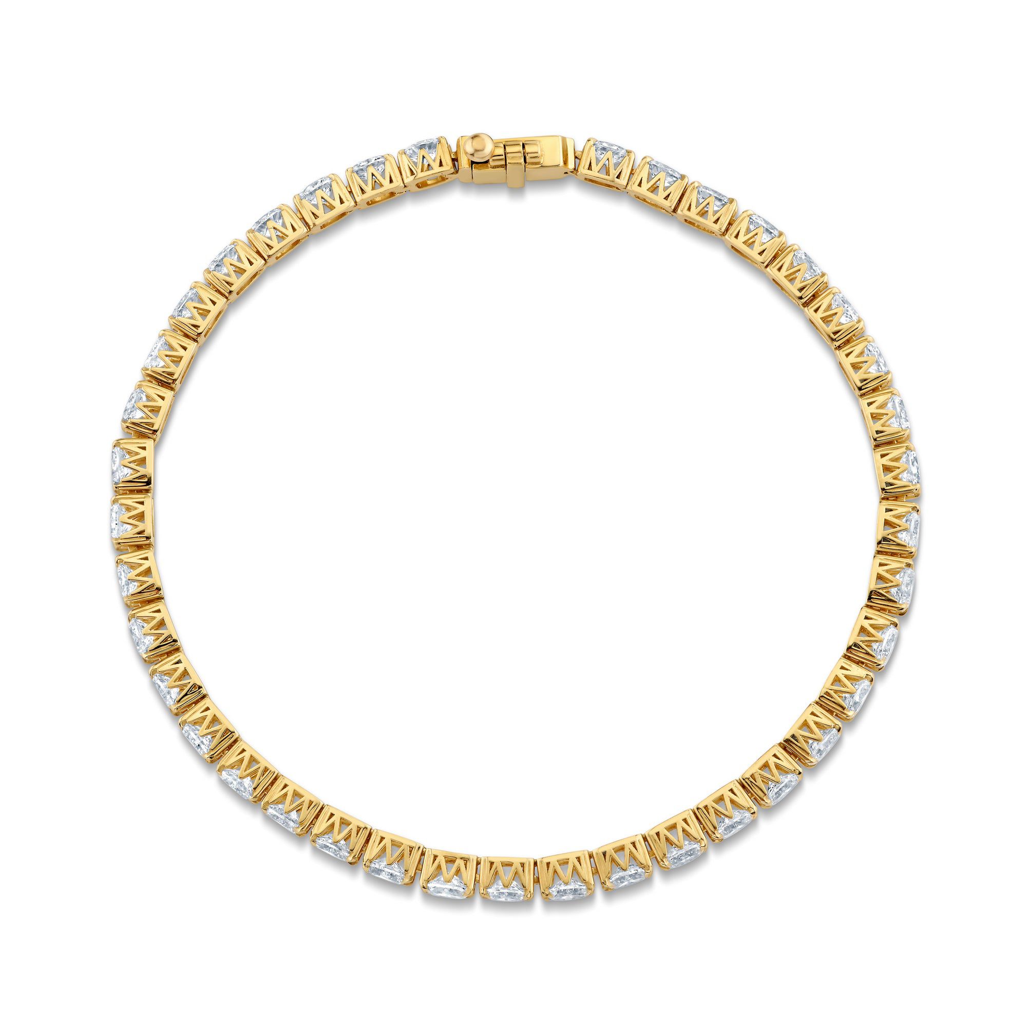 MICHAEL M Earrings Meksian Oval Tennis Bracelet