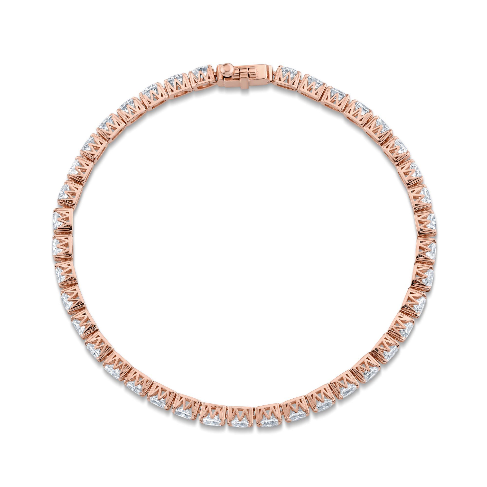 MICHAEL M Earrings Meksian Oval Tennis Bracelet