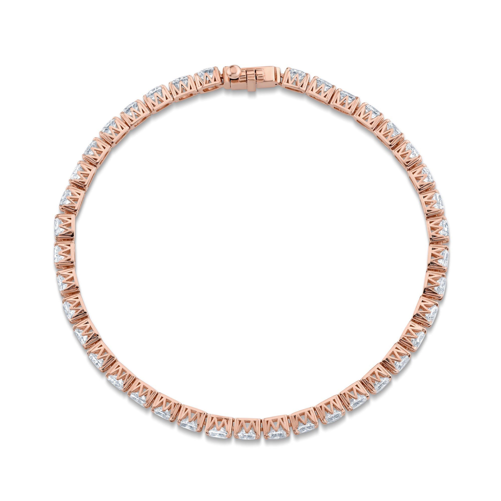 MICHAEL M Earrings Meksian Oval Tennis Bracelet