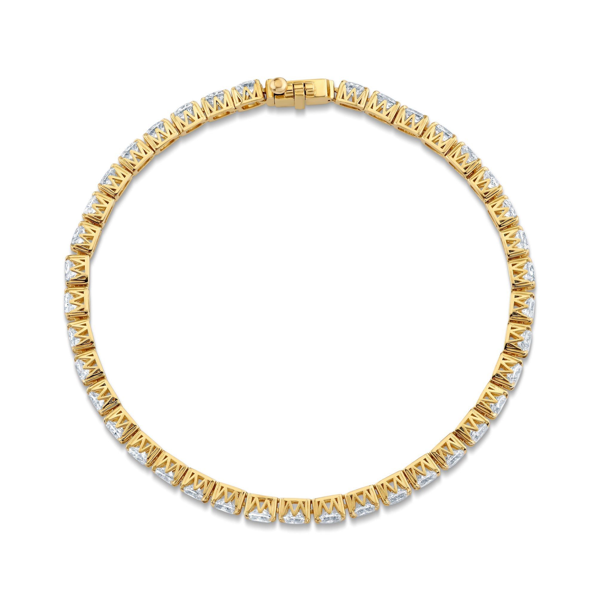 MICHAEL M Earrings Meksian Oval Tennis Bracelet