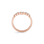 MICHAEL M Earrings Mini Montage Emerald Chevron Ring