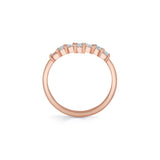 MICHAEL M Earrings Mini Montage Emerald Chevron Ring