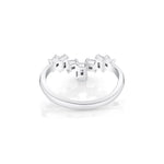 MICHAEL M Earrings Mini Montage Emerald Chevron Ring