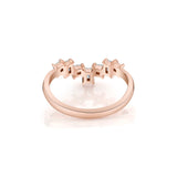 MICHAEL M Earrings Mini Montage Emerald Chevron Ring