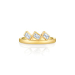 MICHAEL M Earrings Mini Montage Floating Emerald Ring