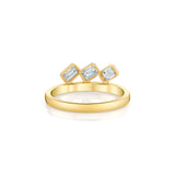 MICHAEL M Earrings Mini Montage Floating Emerald Ring