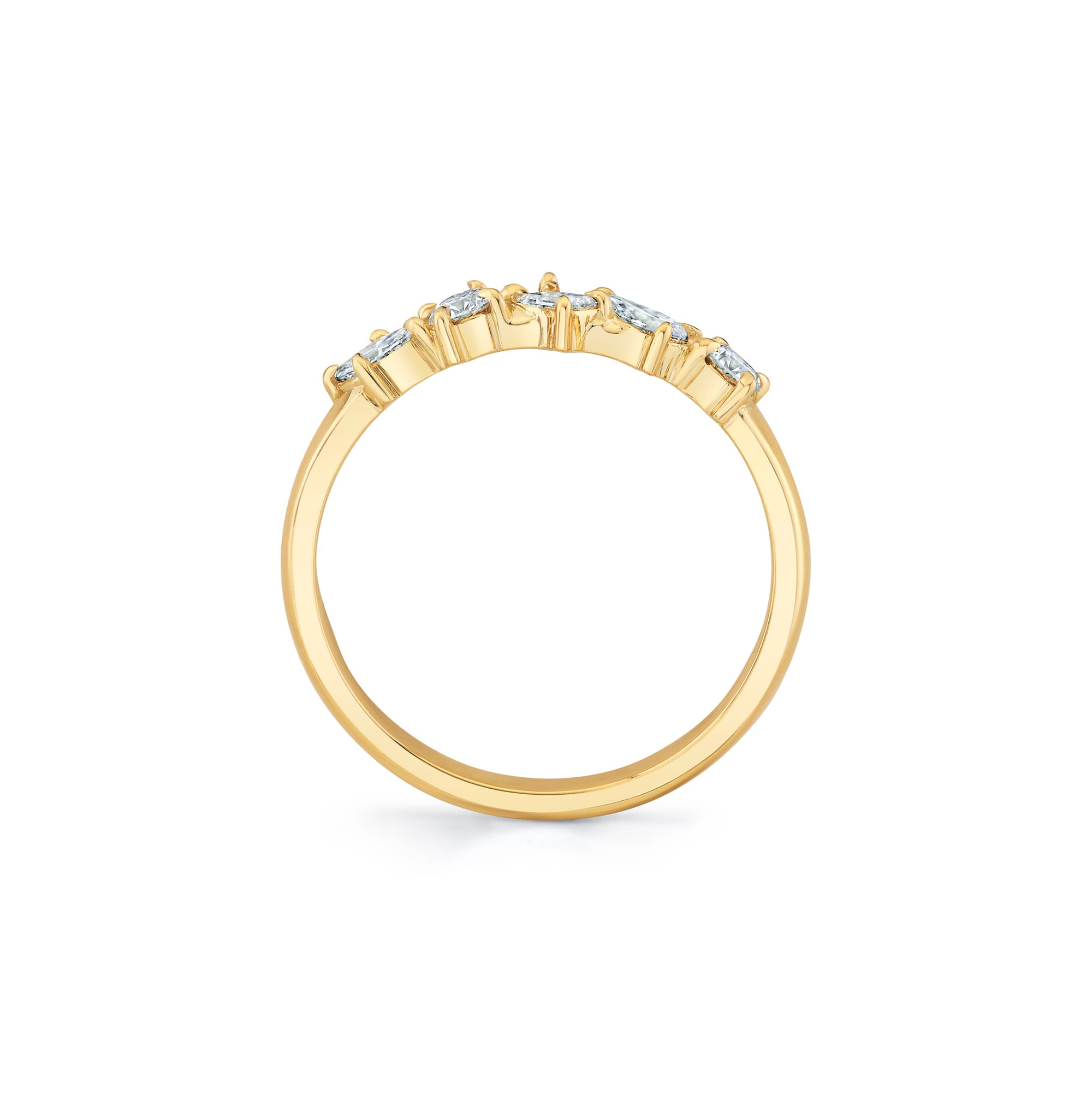 MICHAEL M Earrings Mini Montage Mixed-Cut Diamond Ring