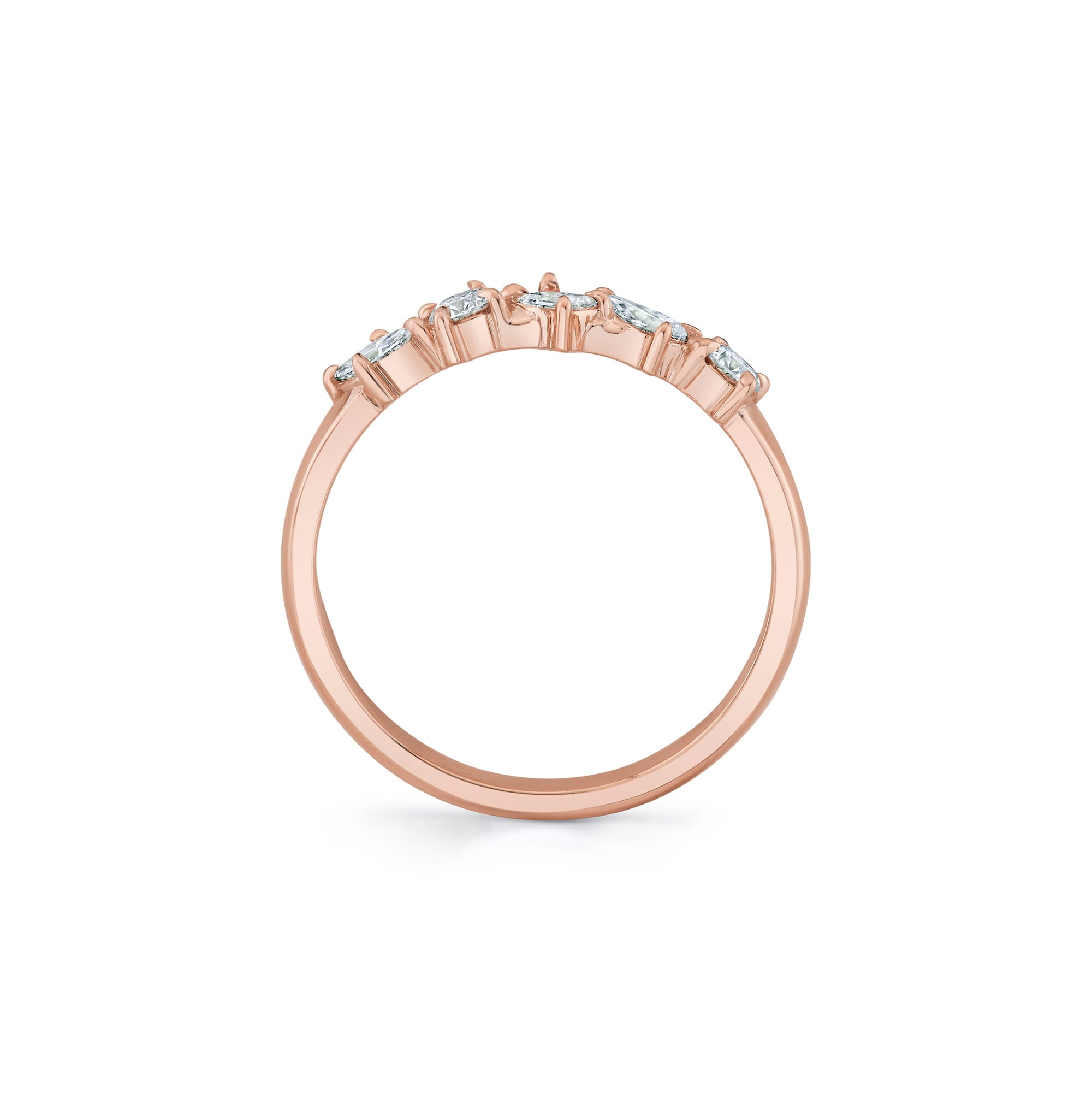 MICHAEL M Earrings Mini Montage Mixed-Cut Diamond Ring