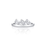 MICHAEL M Earrings Montage Floating Emerald Ring