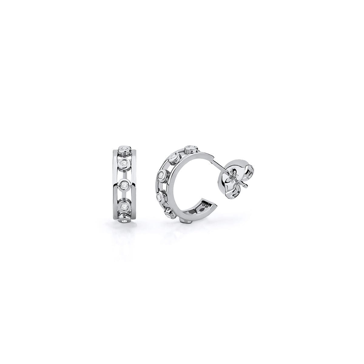 MICHAEL M Earrings Open Chroma Gold Hoops