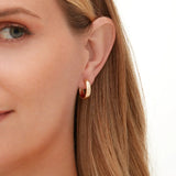 MICHAEL M Earrings Orb 4mm Huggies