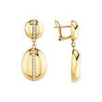 MICHAEL M Earrings Orb Double Drop Earrings