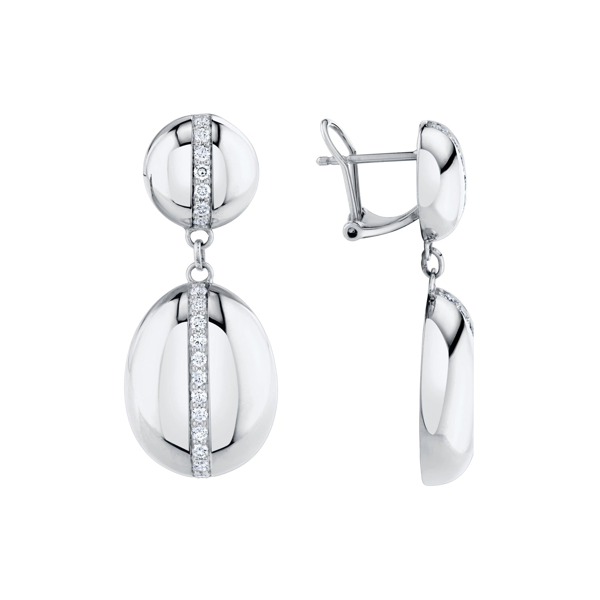 MICHAEL M Earrings Orb Double Drop Earrings