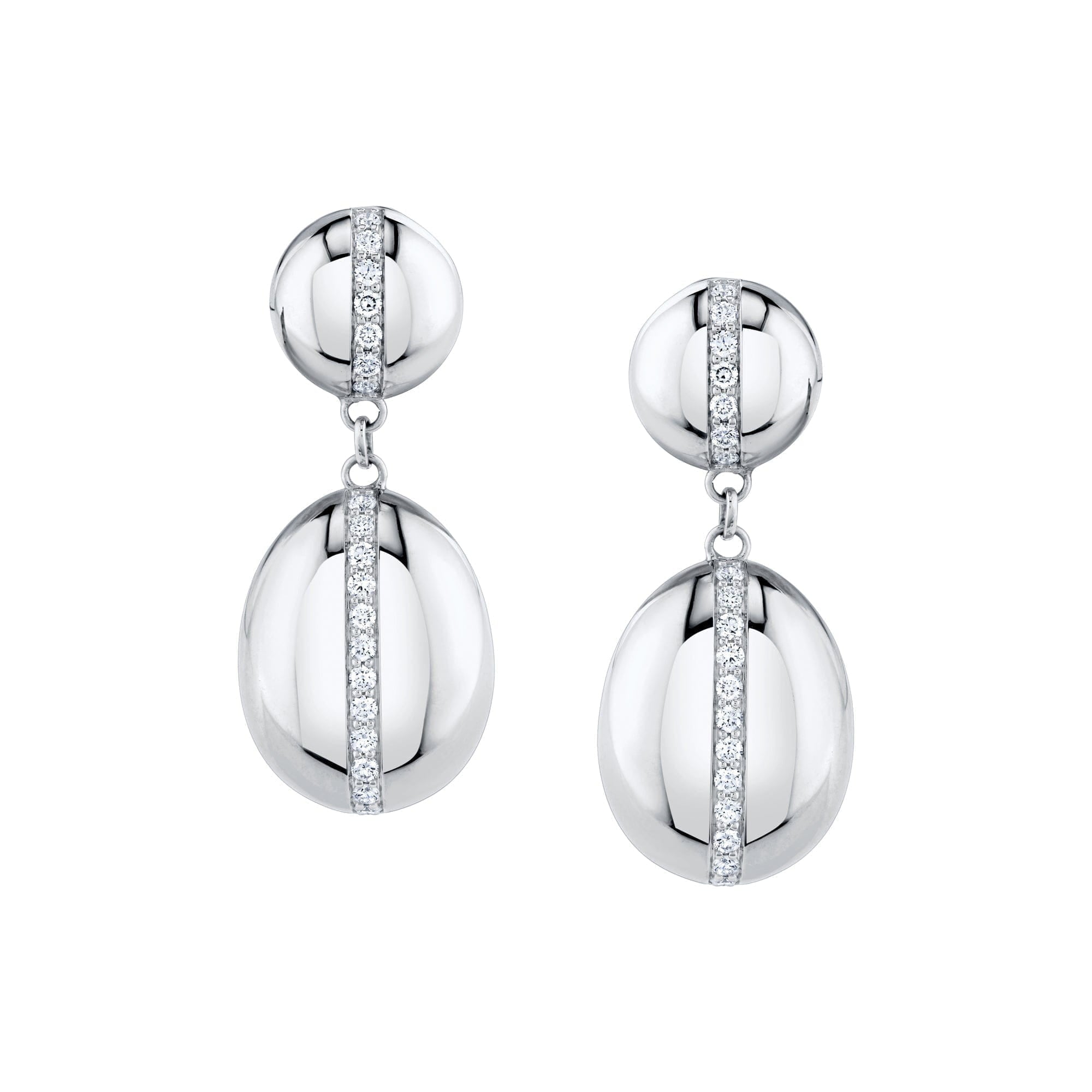 MICHAEL M Earrings Orb Double Drop Earrings