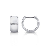 MICHAEL M Earrings Orb Wide Huggie Hoops