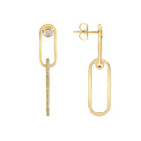 MICHAEL M Earrings Pavé Couplet Earrings