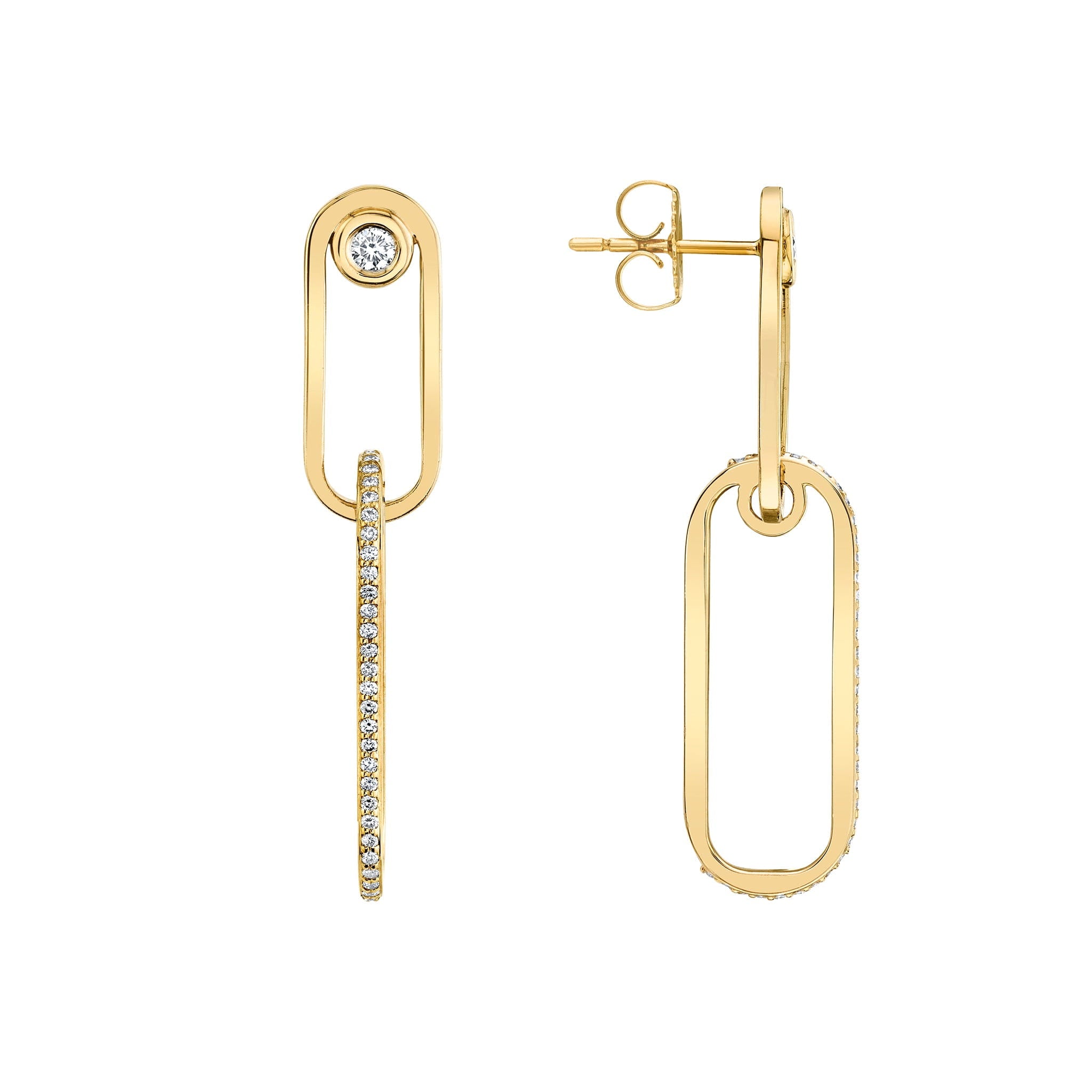 MICHAEL M Earrings Pavé Couplet Earrings