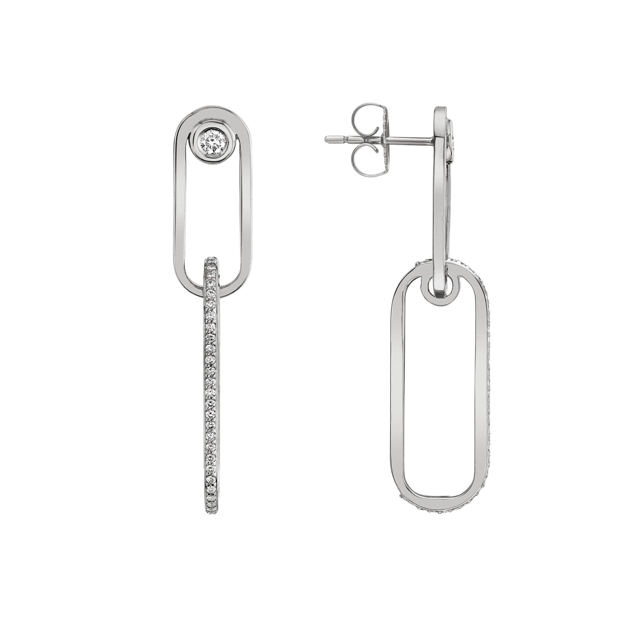 MICHAEL M Earrings Pavé Couplet Earrings