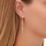 MICHAEL M Earrings Pavé Foundation Bar Earrings