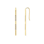 MICHAEL M Earrings Pavé Foundation Bar Earrings
