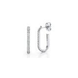 MICHAEL M Earrings Pavé Link Hoops