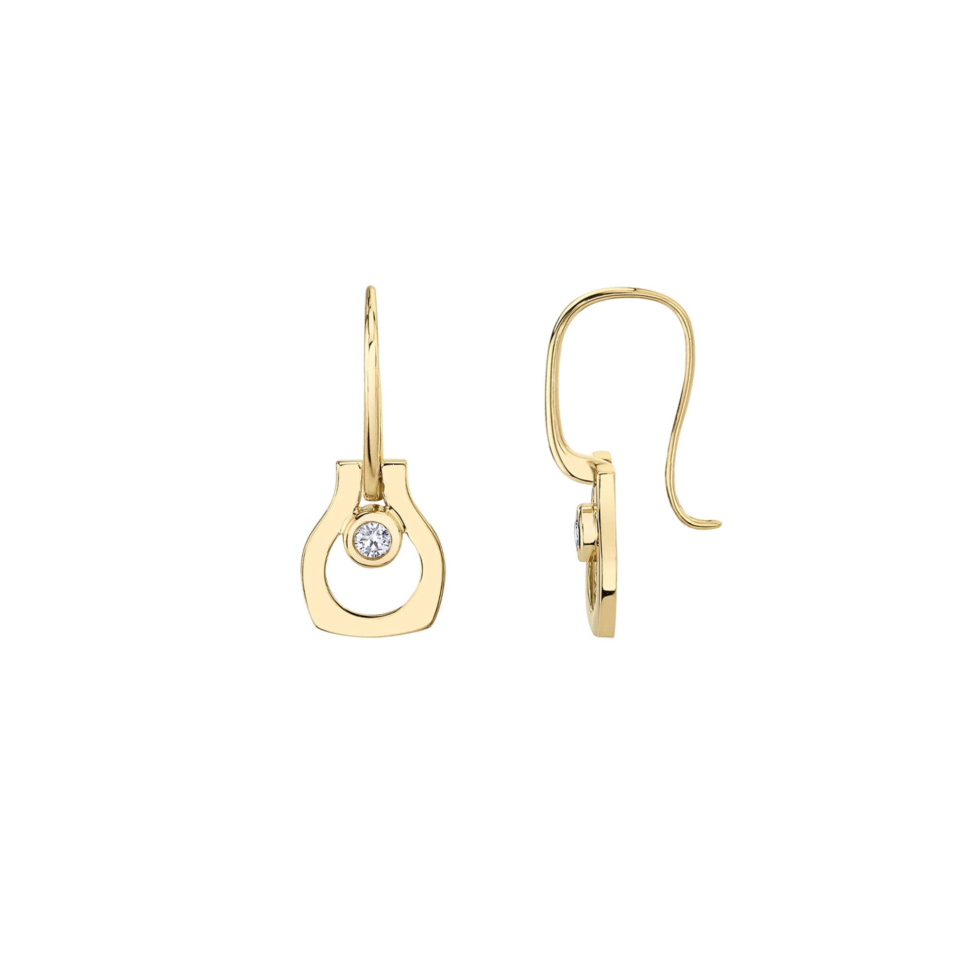 MICHAEL M Earrings Signature Swinging Hook Earrings
