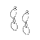 MICHAEL M Earrings Silver Silver Mini Signature MM Tetra Earrings S-ER374