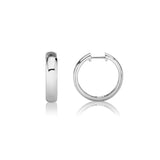 MICHAEL M Earrings Silver Silver Orb 4mm Huggies S-ER443