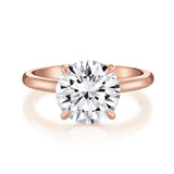 MICHAEL M Engagement Rings 18K Rose Gold / 4 / 1 *Crown R826 High Polished R826HP-1