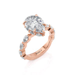 MICHAEL M Engagement Rings 18K Rose Gold / 4 / 1 Monarch R845