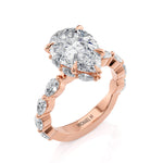 MICHAEL M Engagement Rings 18K Rose Gold / 4 / 1 Monarch R845 R845-1