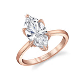 MICHAEL M Engagement Rings 18K Rose Gold / 4 / 1 Tulip R847 R847-1