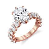 MICHAEL M Engagement Rings 18K Rose Gold / 4 Monarch R842-4 R842-4RD