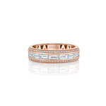 MICHAEL M Engagement Rings 18K Rose Gold / 4 Wedding Band MB124-H MB124-H
