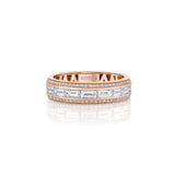 MICHAEL M Engagement Rings 18K Rose Gold / 4 Wedding Band MB124-H MB124-H